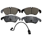 Front Rotors & Akebono EURO Ceramic Brake Pads Kit for Audi A4 A5 Quattro (2010–2016)
