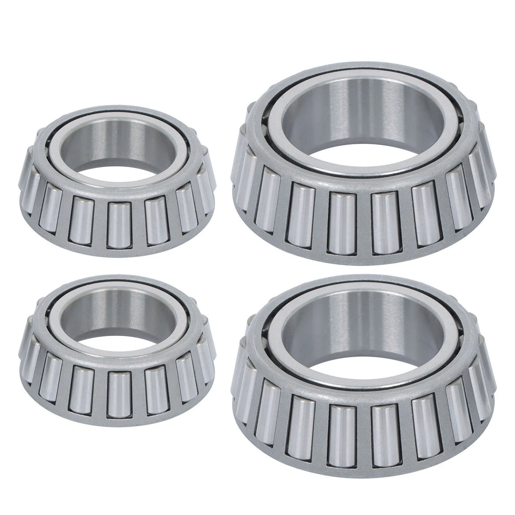 Set of 2 Galvanized Trailer Hub Kits for 5200-6000lbs Spindle