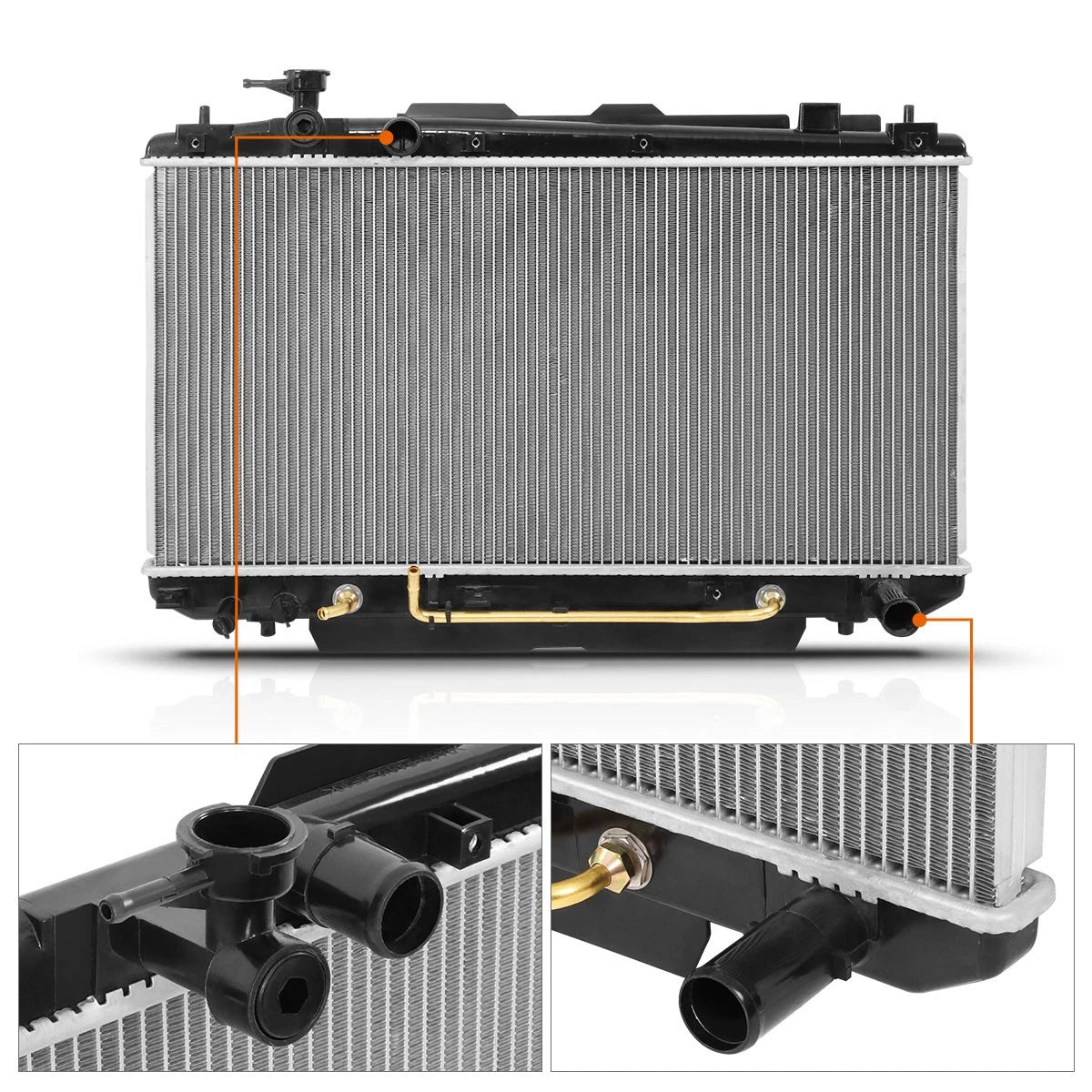 Aluminum Core Cooling Radiator for Toyota Rav4 (2001–2003) DPI-2411