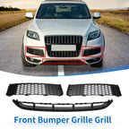 Set of 1 Front Lower Bumper Grille for Audi Q7 (2020–2024) Black Sport Style