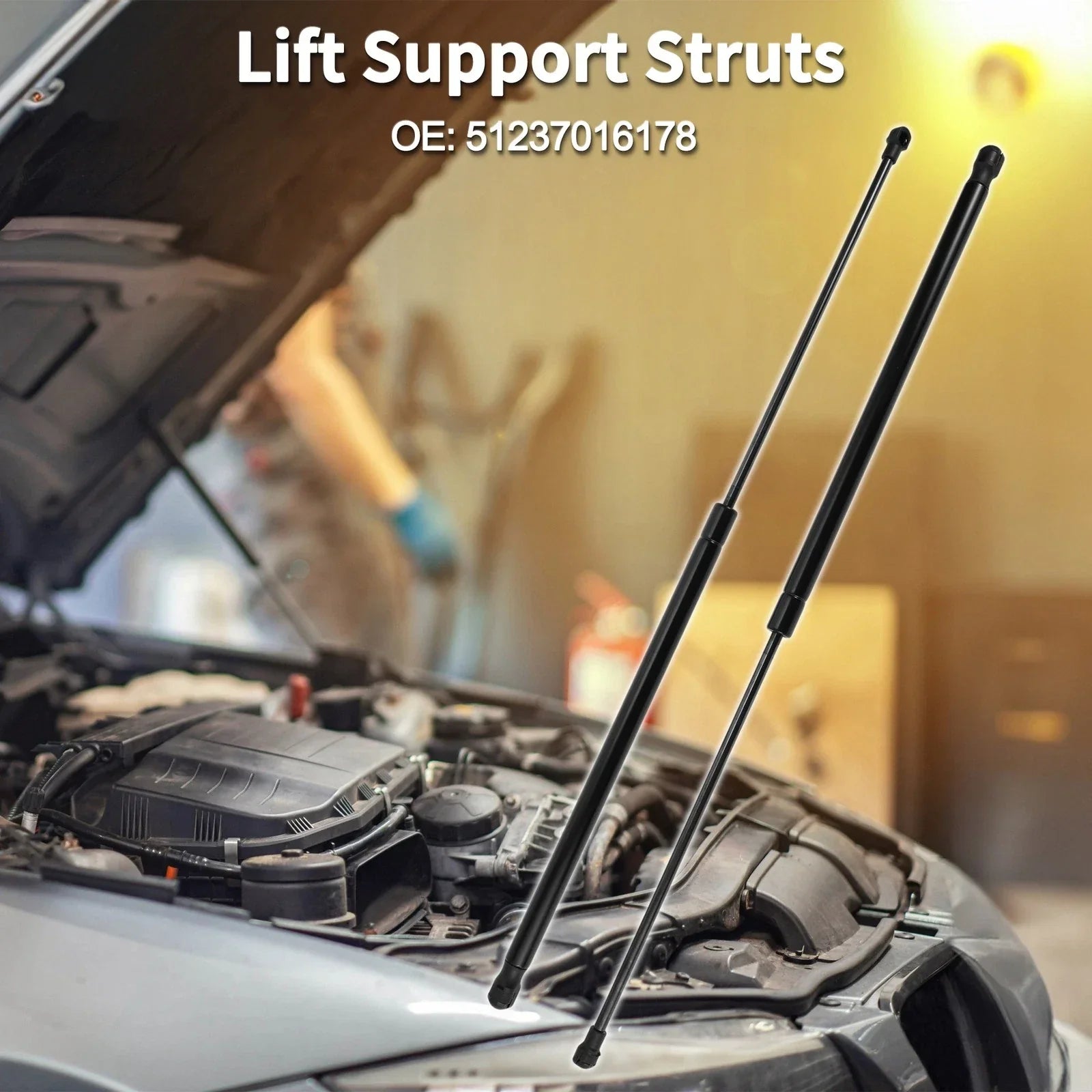 Front Hood Lift Supports Struts for BMW Z4 Convertible/Coupe