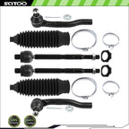 Set of 6 Tie Rod Ends for Honda Fit (2009–2014)