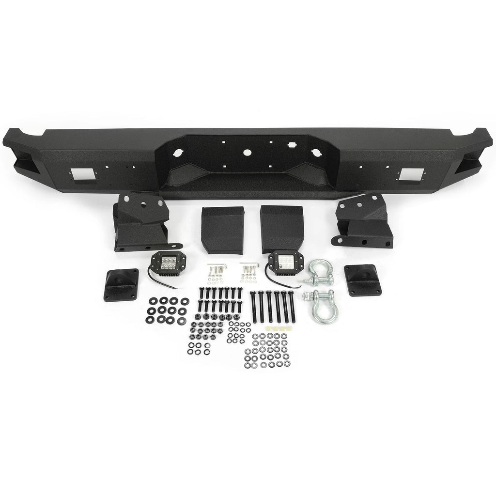 Complete Rear Steel Bumper for Ford F150 (2009–2014) Textured Finish