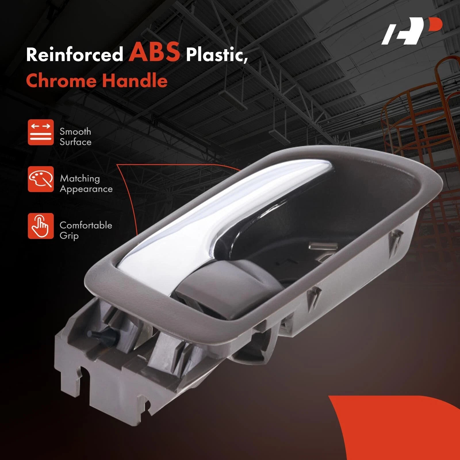 Right Door Handle for Toyota Camry (2002-2006) Chrome Brown Interior