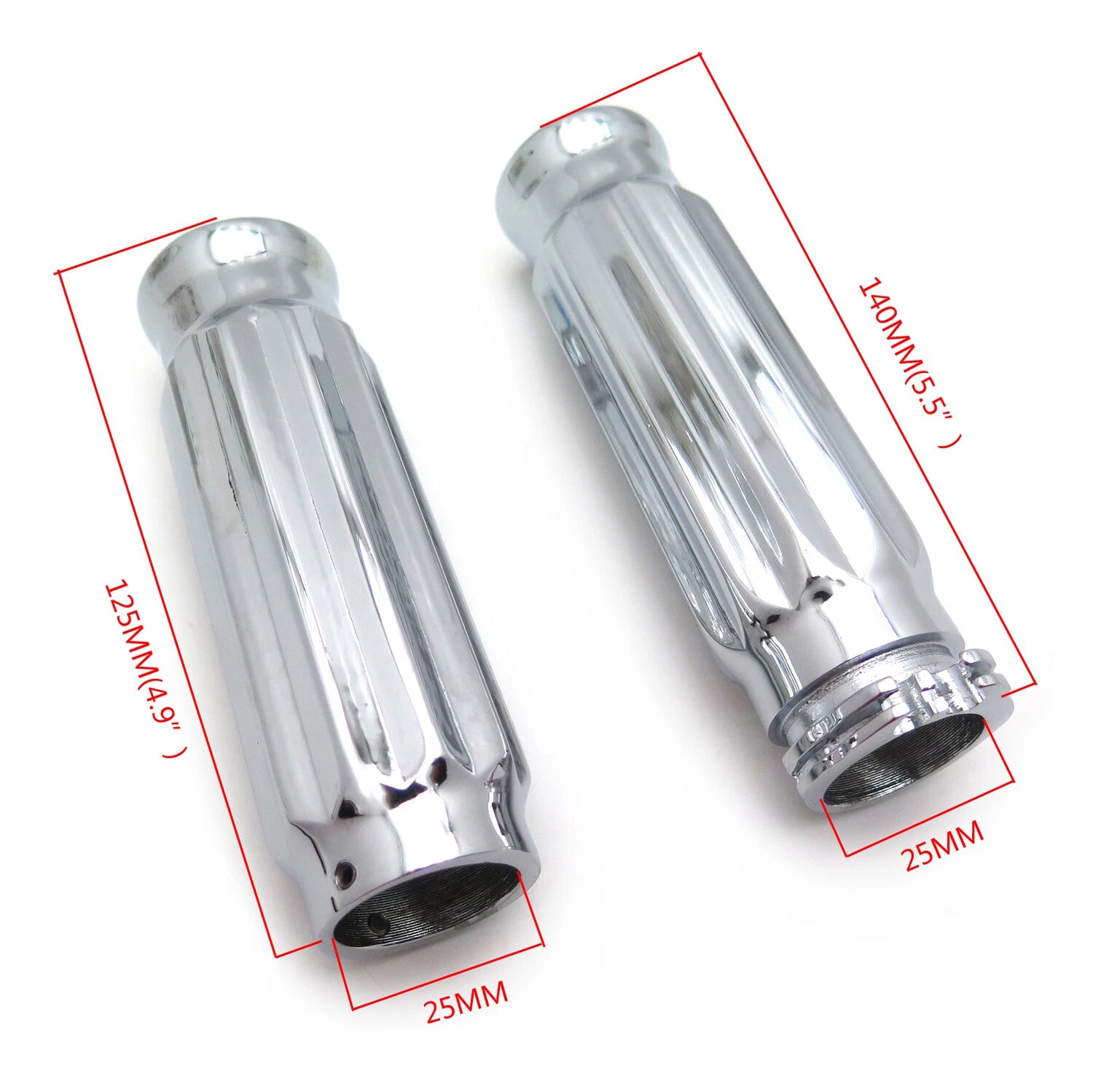 Billet Aluminum Handlebar Grips for Harley XL/883/1200/Forty Eight/Street Glide