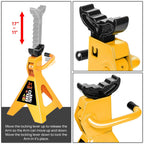 Adjustable Hydraulic Floor Jack 4000lbs + Jack Stands for Universal (2011–2017)