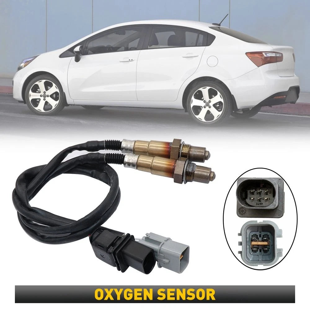 Set of 2 Oxygen Sensors for Hyundai Accent Veloster Kia Rio (2012–2014)