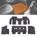 3 Row Floor Mat Kit for Kia Carnival MPV (2022–2024) 8-Seater Black