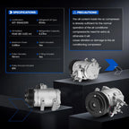 A/C Compressor with Clutch for Ford F-150 F-250 (2007–2014) CO10905C