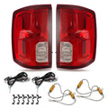 LED Tail Lights for Chevy Silverado 1500 (2014–2018) Red Pair