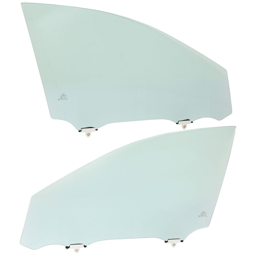 Set of 2 Front Door Glasses for RAV4