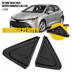 2X Front Left + Right Fender Corner Molding Trim Cover for Toyota Corolla (2019–2021)