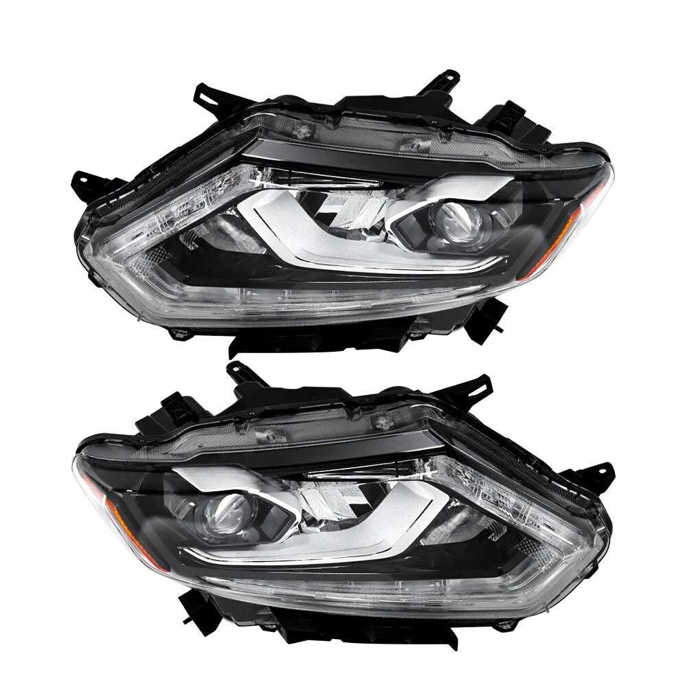 LED Headlamps for Nissan Rogue (2014–2016) Driver + Passenger Side