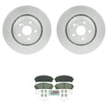 Bosch Front Quietcast Rotors & Blue Ceramic Disc Brake Pad Kit for Highlander