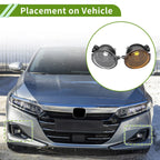 1 Pair Fog Light Grills for BMW M5 (No. 63177894017/63177894018)