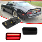 2X Smoked Red LED Rear Side Marker Lights for Pontiac Firebird (1970–1981)
