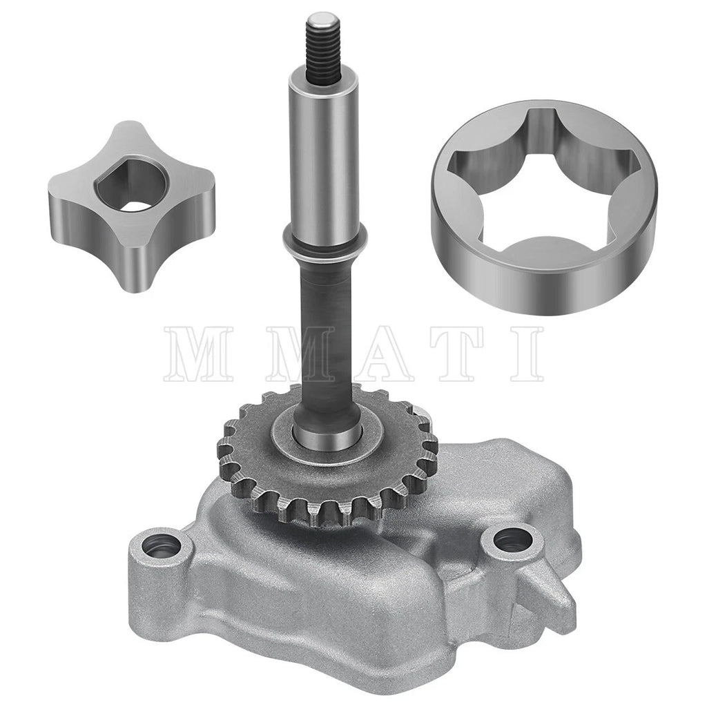 Oil Pump w/ Rotor Shaft Assembly for Kawasaki KVF650 KVF700 KVF750 KRF750 KFX700 (2002–2019)