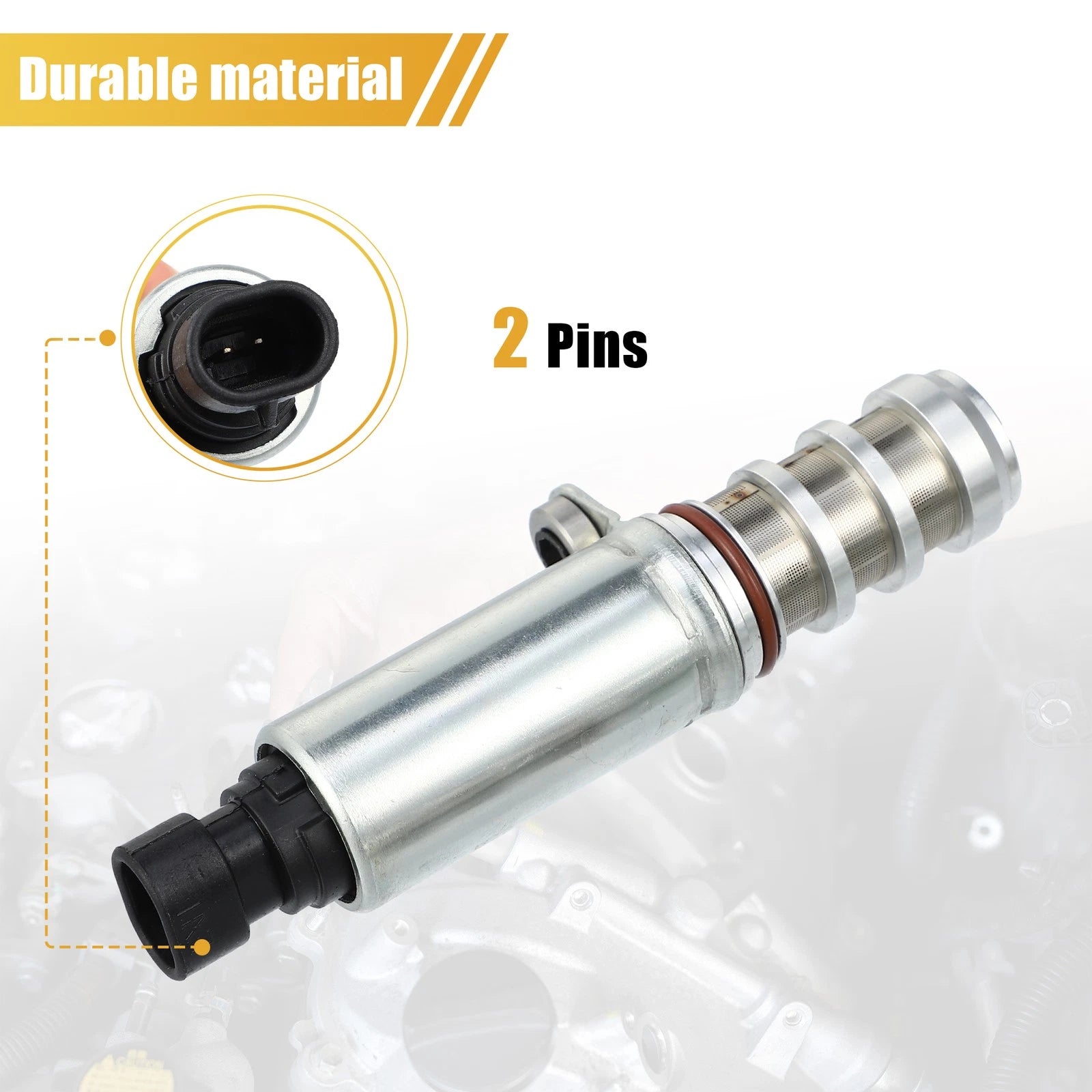1 Pair Engine Variable Timing Oil Solenoid 12655420 for Buick Regal (2011–2015)