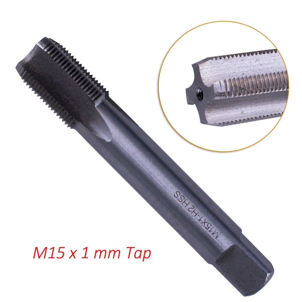 Tap 1PC M15 X 1mm Right Hand Thread for Metalworking Tool (91mm)