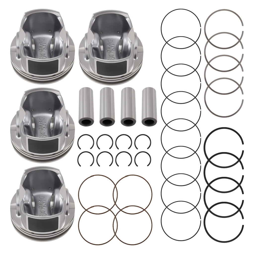 Set of 4 Pistons & Rings for Chevy Cruze Sonic Trax Encore (2011–2021)