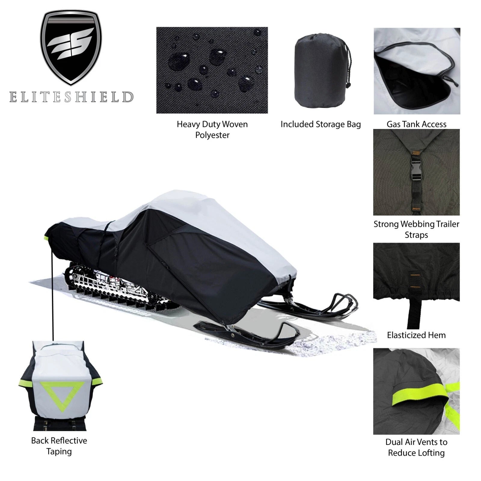 Ski Doo Touring E LE SLE Snowmobile Trailerable Cover (Breathable)
