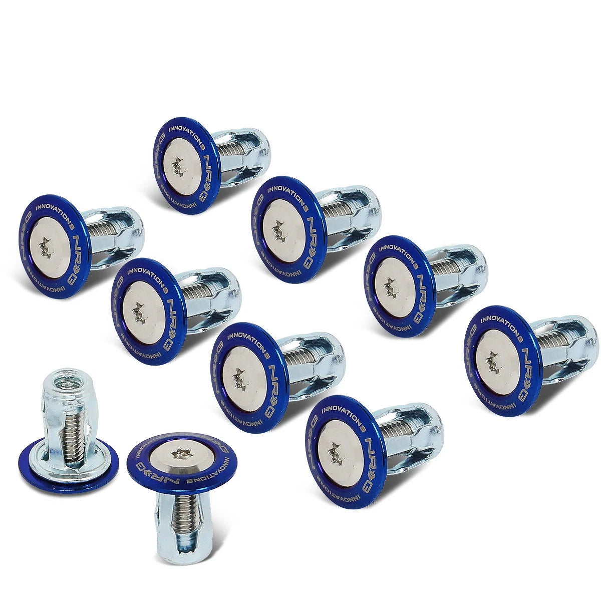 10-Piece Fender Washer Dress Up Kit for NRG Innovations (FW-200TS)