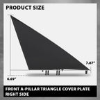 Front Right Triangle Door Mirror Flag Cover for Tesla Model 3 (2017–2023)