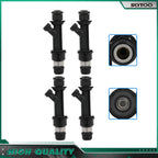 Set of 4 Fuel Injectors for Chevrolet Aveo Pontiac Wave (2004–2007) L4 1.6L