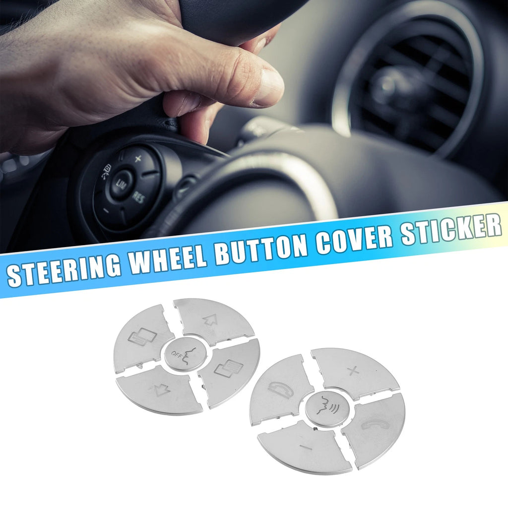 10 Pcs Steering Wheel Button Cover Sticker for Mercedes-Benz R Class (2006–2017)