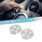 10 Pcs Steering Wheel Button Cover Sticker for Mercedes-Benz R Class (2006–2017)