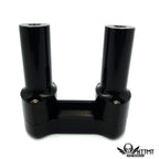 4" Tall Handlebar Riser/Top Clamp Kit for Harley