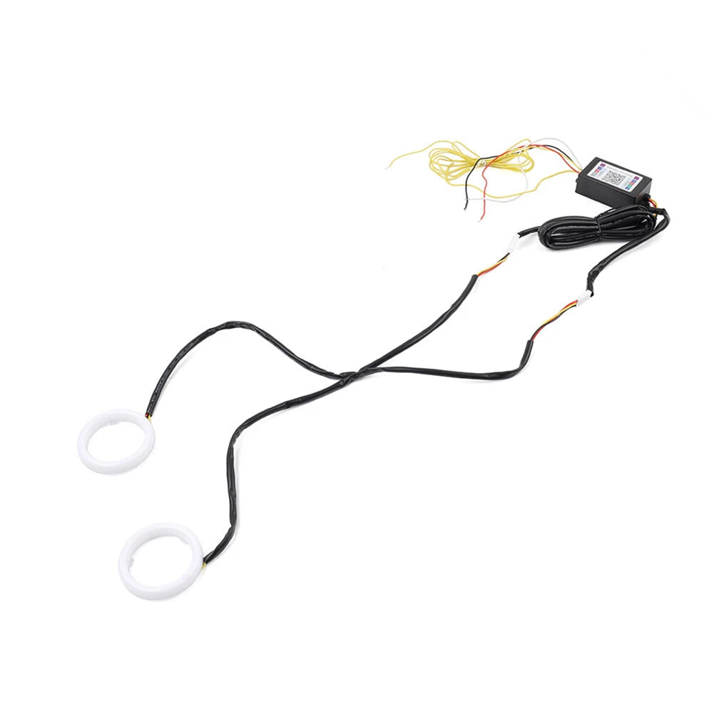 RGB LED Angel Eye Halo Rings for Universal Fit (95MM)