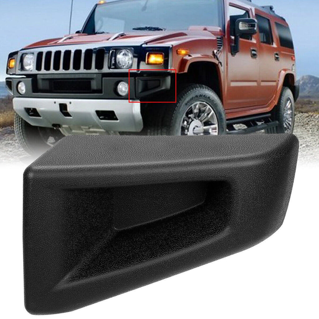 Set of 2 Front Bumper End Cap Corner Bezel Covers for Hummer H2 (2003–2009)