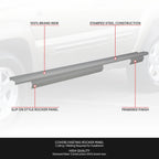 Rocker Panels for Jeep Liberty (2002–2007) - Primered Grey, Left & Right Pair
