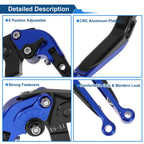 Adjustable Brake Clutch Lever for Honda X11 (1999–2002) Blue Black