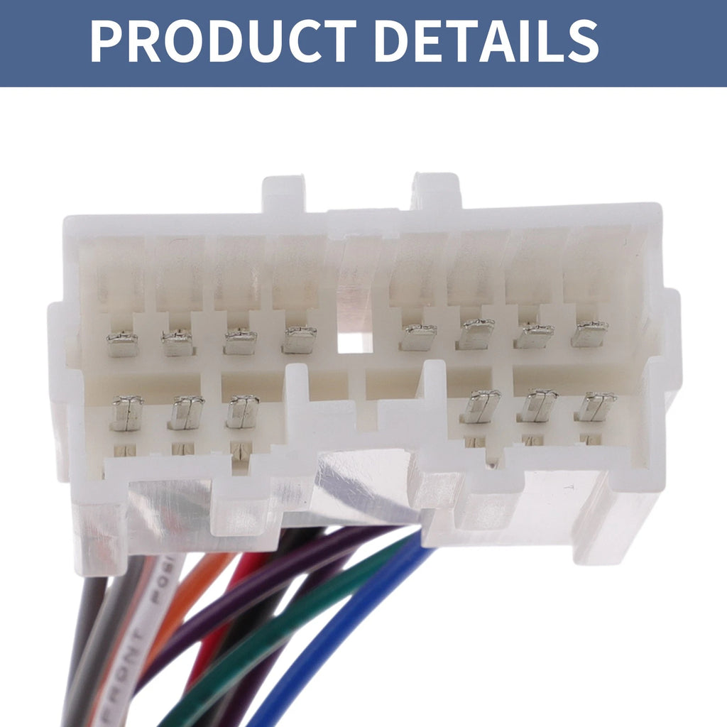Set of 2 Car Stereo CD Player Wiring Harness for Dodge Stealth (1994–1996)