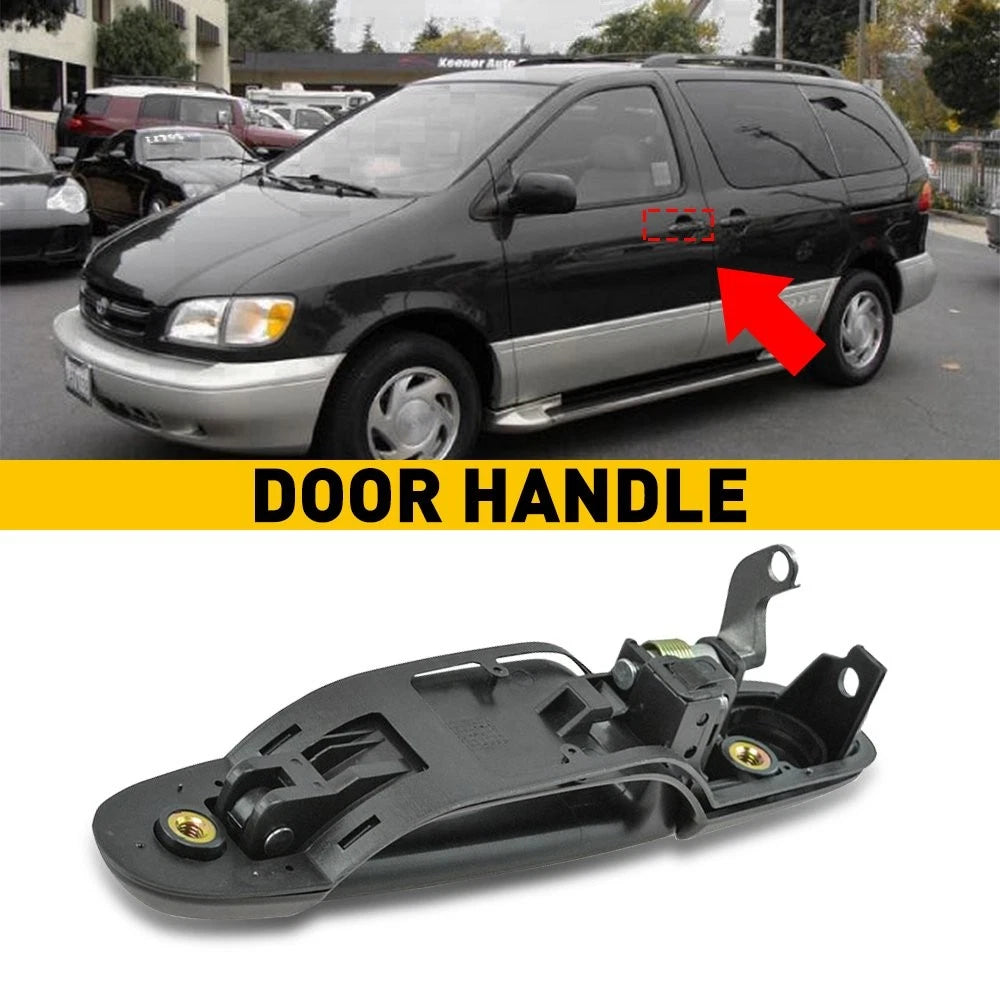 Door Handle for Toyota Sienna (1998–2003) Left Driver Side Black
