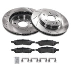 Front Brake Rotors and Pads Kit for Chevrolet Traverse (2009–2017) GMC Acadia (2007–2016)