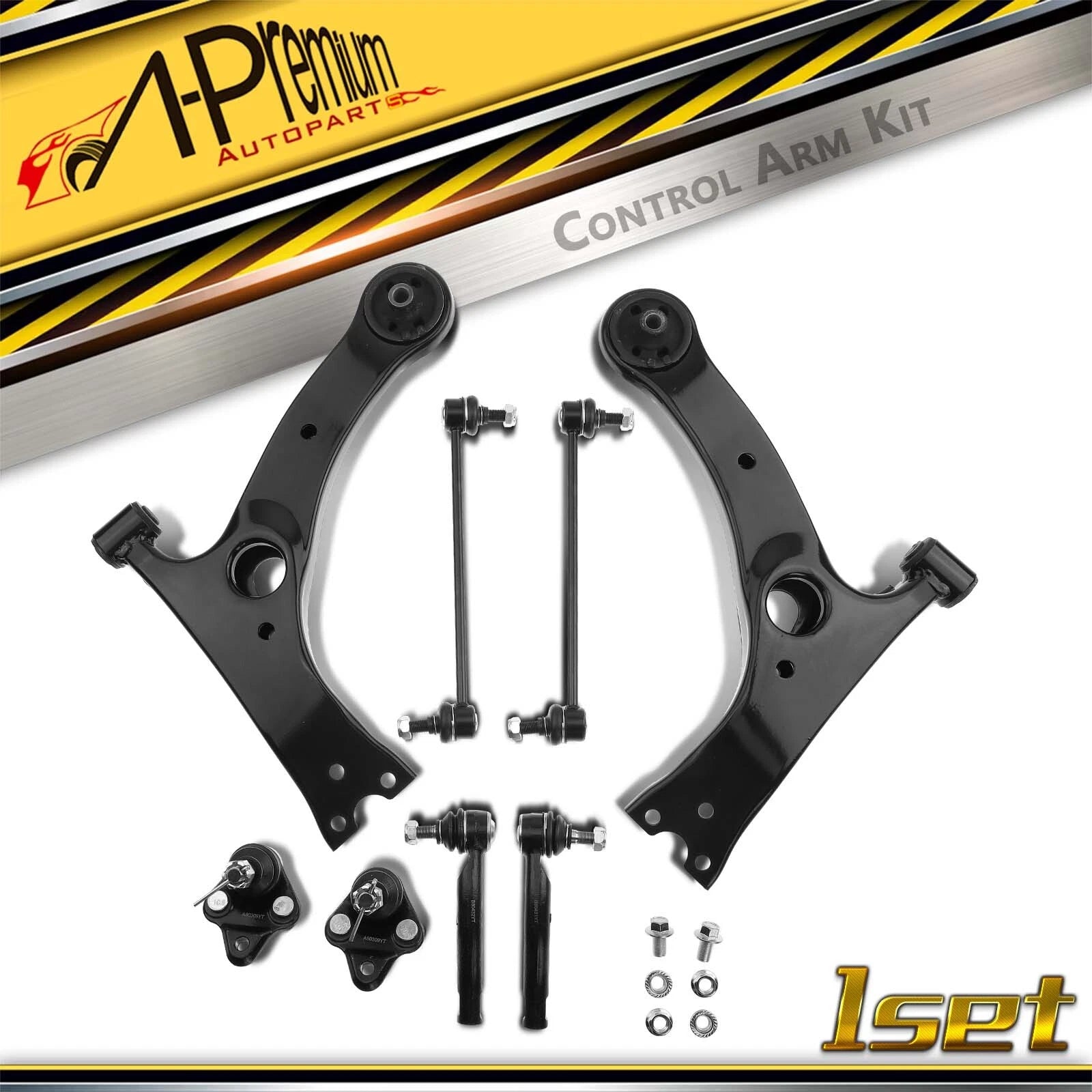 Front Lower Control Arm Sway Bar End Link Tie Rod for Toyota Corolla (2014-2019)