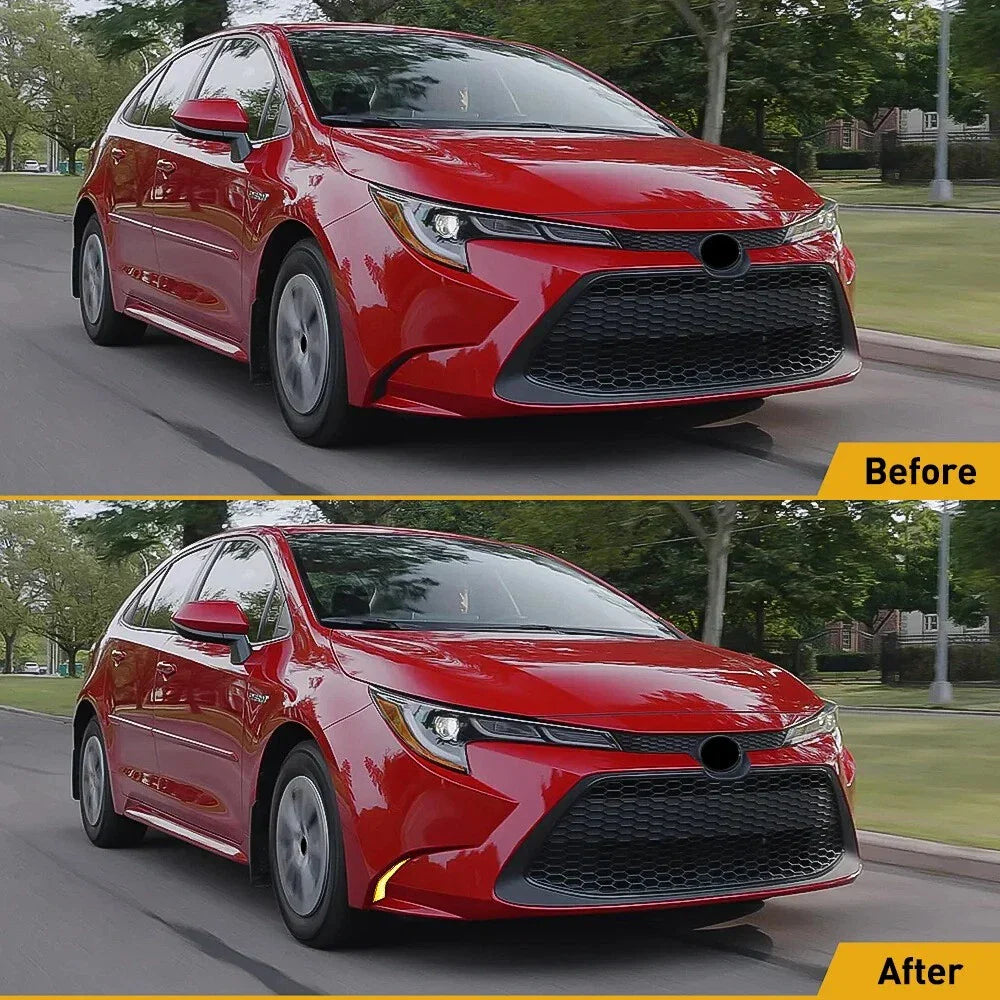 LED Fog Lights DRL for Toyota Corolla L LE XLE (2020-2022)