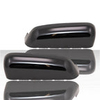 Set of 2 Replacement Mirror Covers for 2020-25 Chevy Silverado HD - Gloss Black