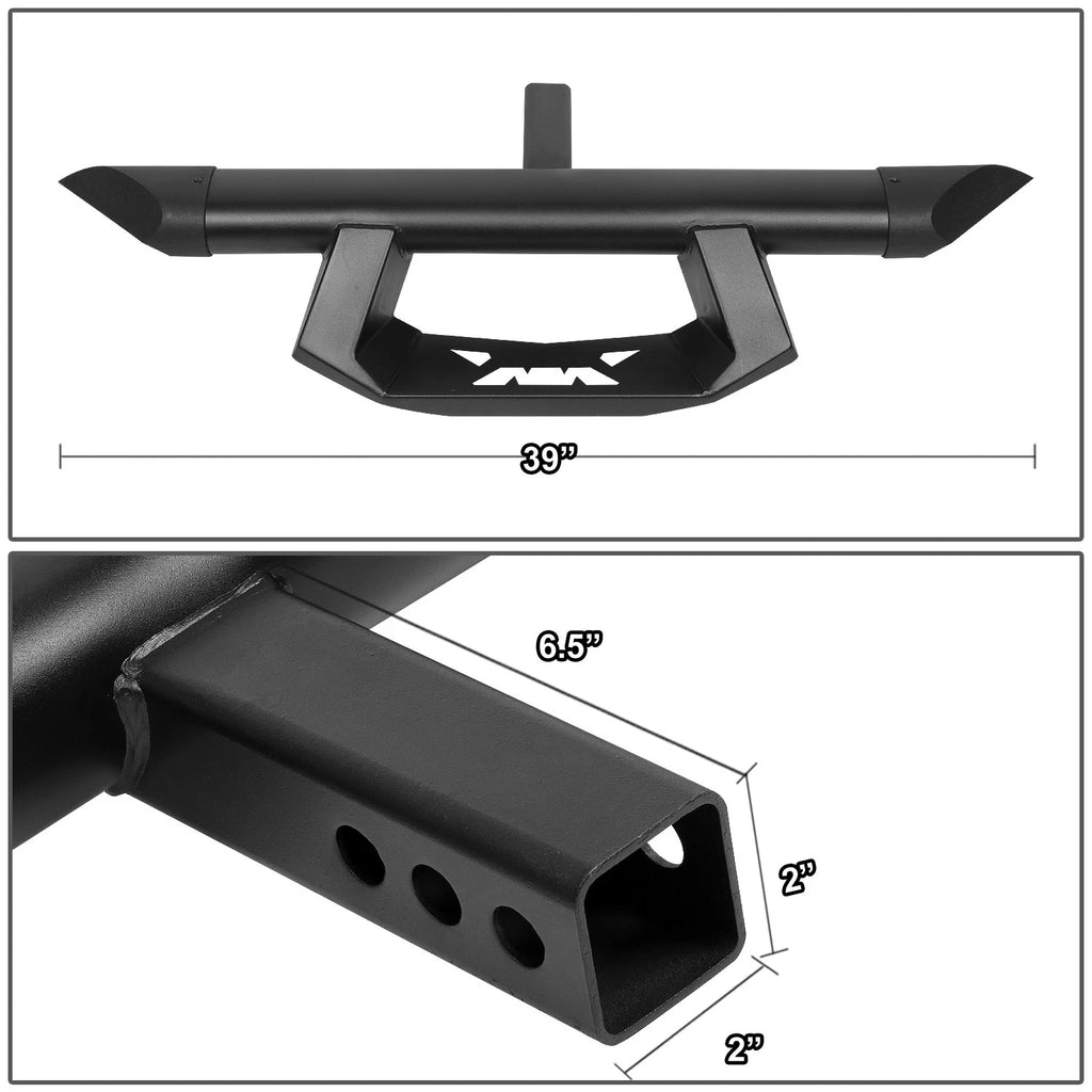 J2 39" Heavy Duty Steel Tow Hitch Step Bar for 2" Receiver (2010–2023)