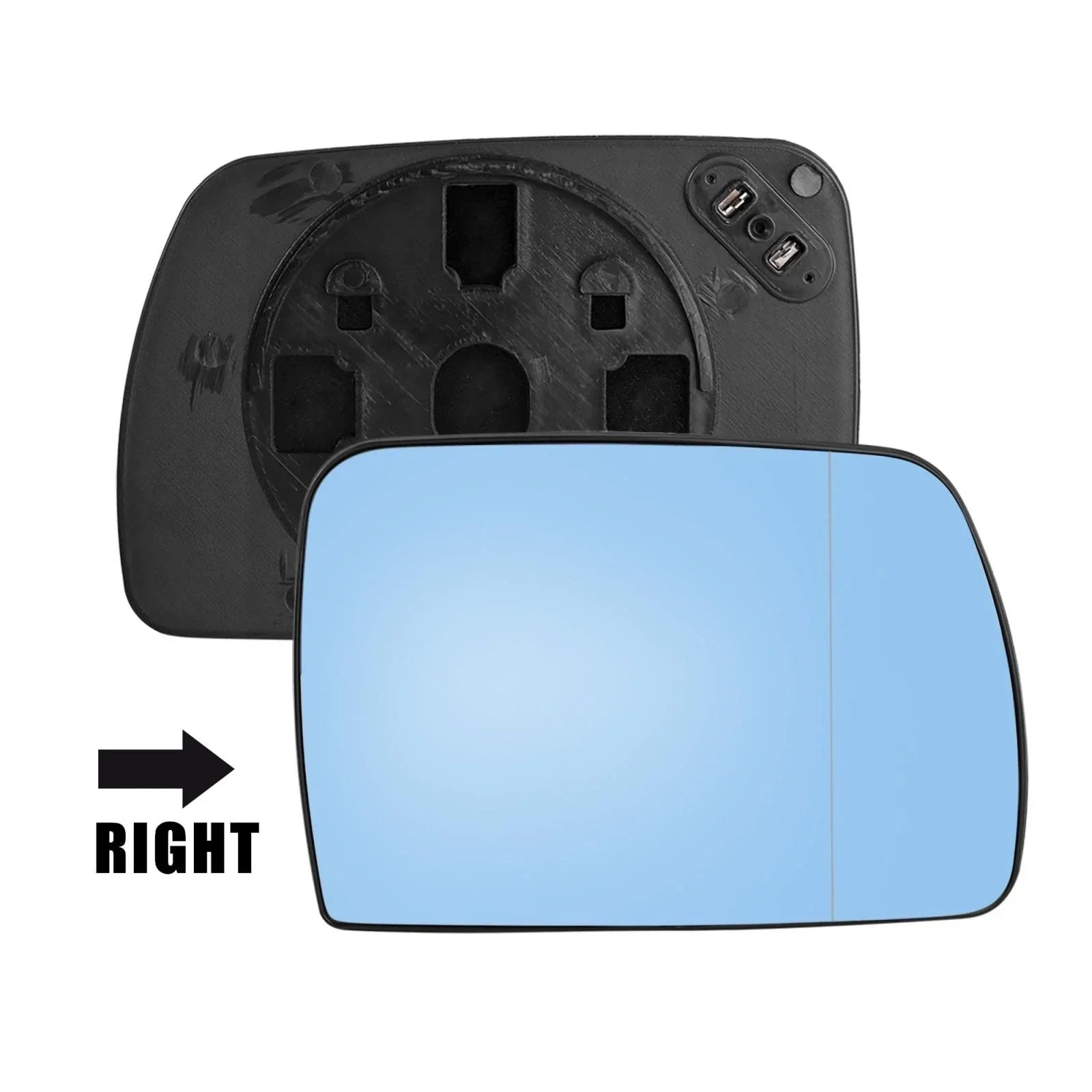 Right Mirror Glass with Backing Plate Heated for BMW X5 E53 (2000-2006)