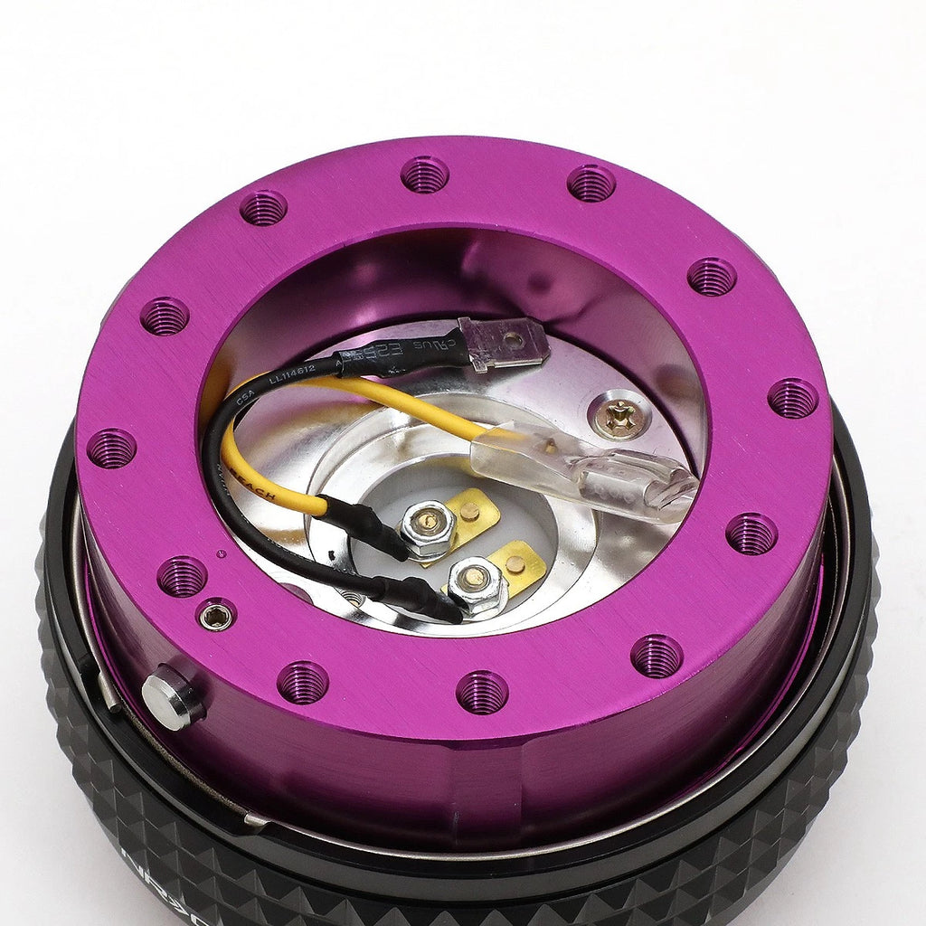 NRG Innovations SRK-210PP-BK Quick Release Steering Wheel Kit for Universal (Gen 2.1)