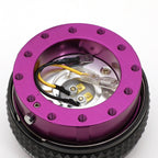 NRG Innovations SRK-210PP-BK Quick Release Steering Wheel Kit for Universal (Gen 2.1)