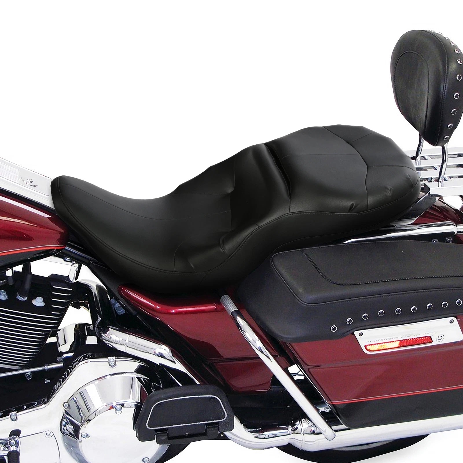 Seat Cushion for Harley Touring Electra Glide (1997–2007) Black