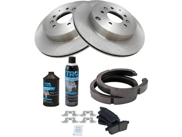 Rear Brake Pad Rotor Shoe Drum Kit for Mazda CX-9 (2007–2012) FK338MW