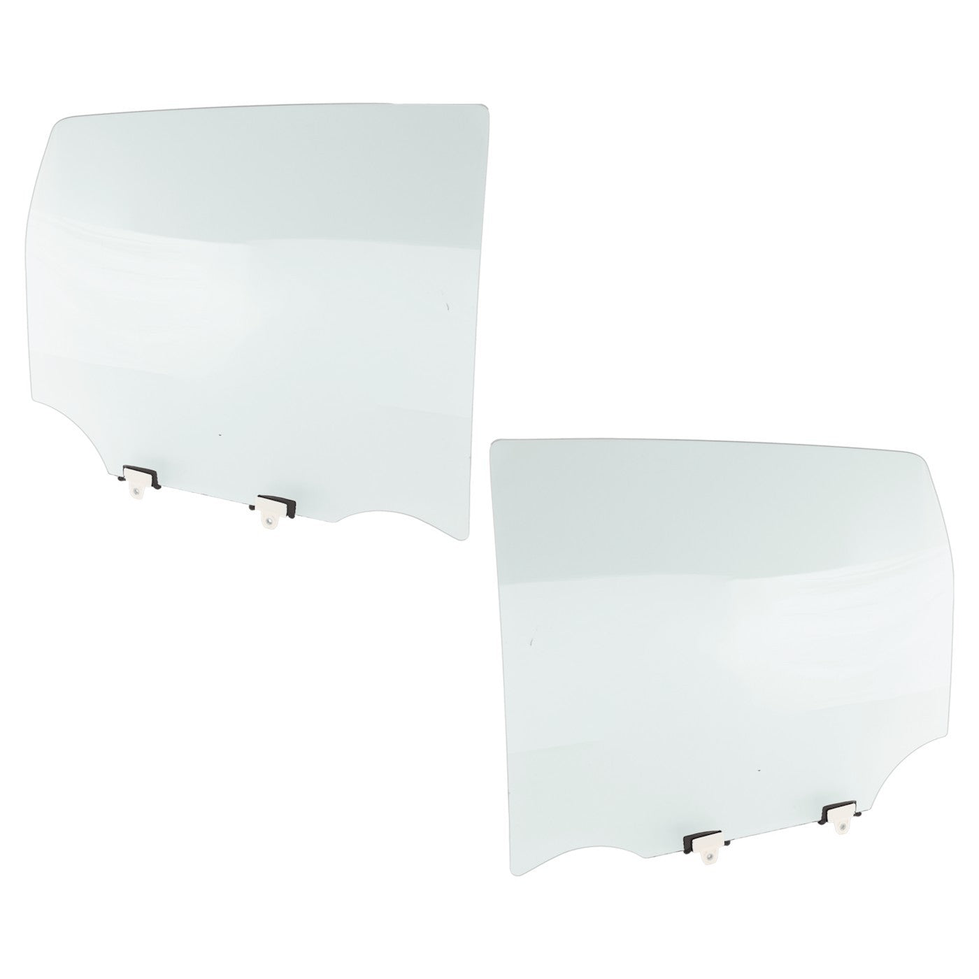 Set of 2 Rear Door Glass for Nissan