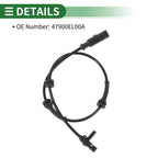 ABS Wheel Speed Sensor No. 47900EL00A for Nissan Versa (2007–2012) Rear Right