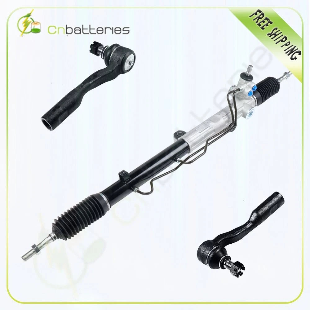 Power Steering Rack Assembly + Outer Tie Rod End for Toyota Tundra Sequoia (2000–2021)